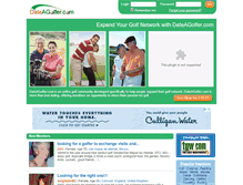 Tablet Screenshot of dateagolfer.com